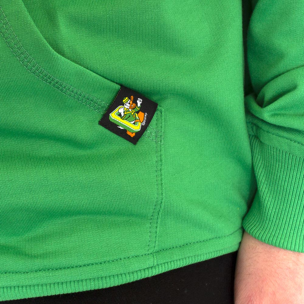 DTO, McKenzie SewOn, Green, Hoodie, Polyester Blend, Men, Unisex, 2023, Full Color, Sweatshirt, 746025